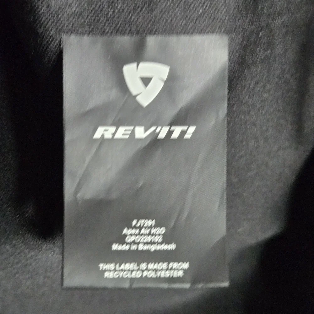 Rev'it Hydratex Waterproof Jacket Liner For Apex Air H20 XXL Motorcycle Insulate